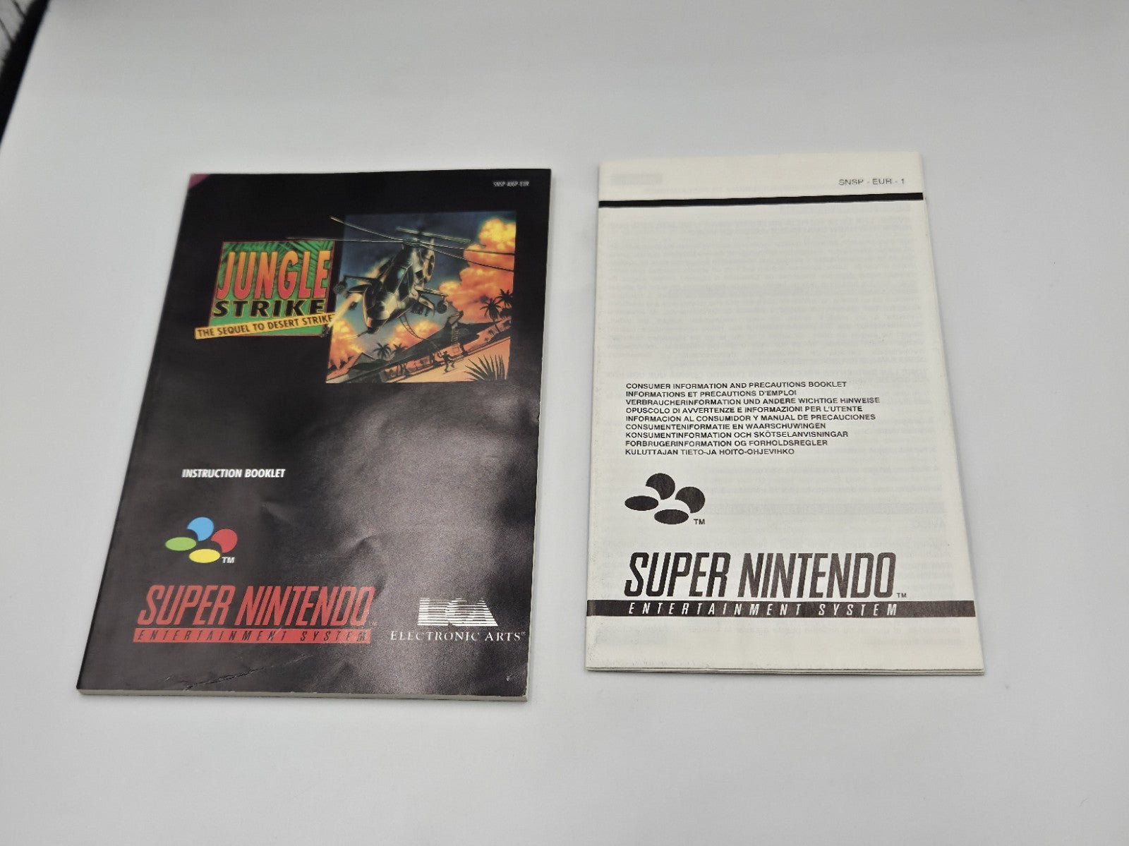 Super Nintendo Jungle Strike The Sequel To Desert Strike + OVP und Anleitung EUR