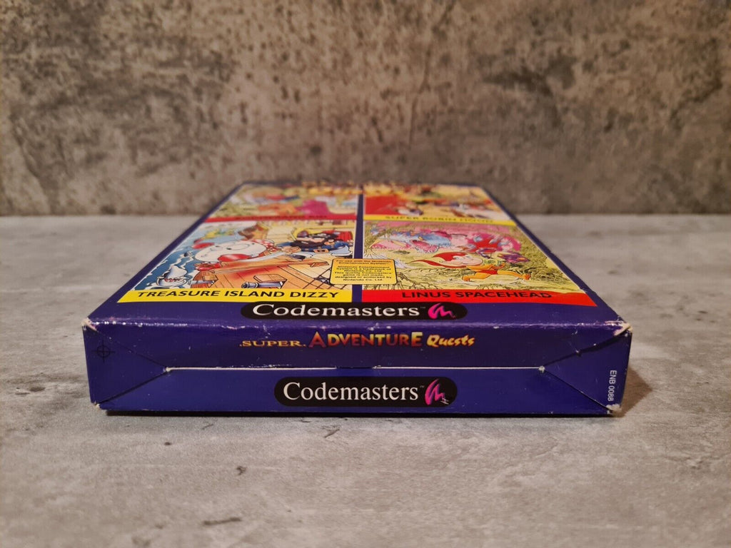 NES Codemasters Super Adventure Quests mit OVP und Anleitung + Poster - T-Retro-Games 