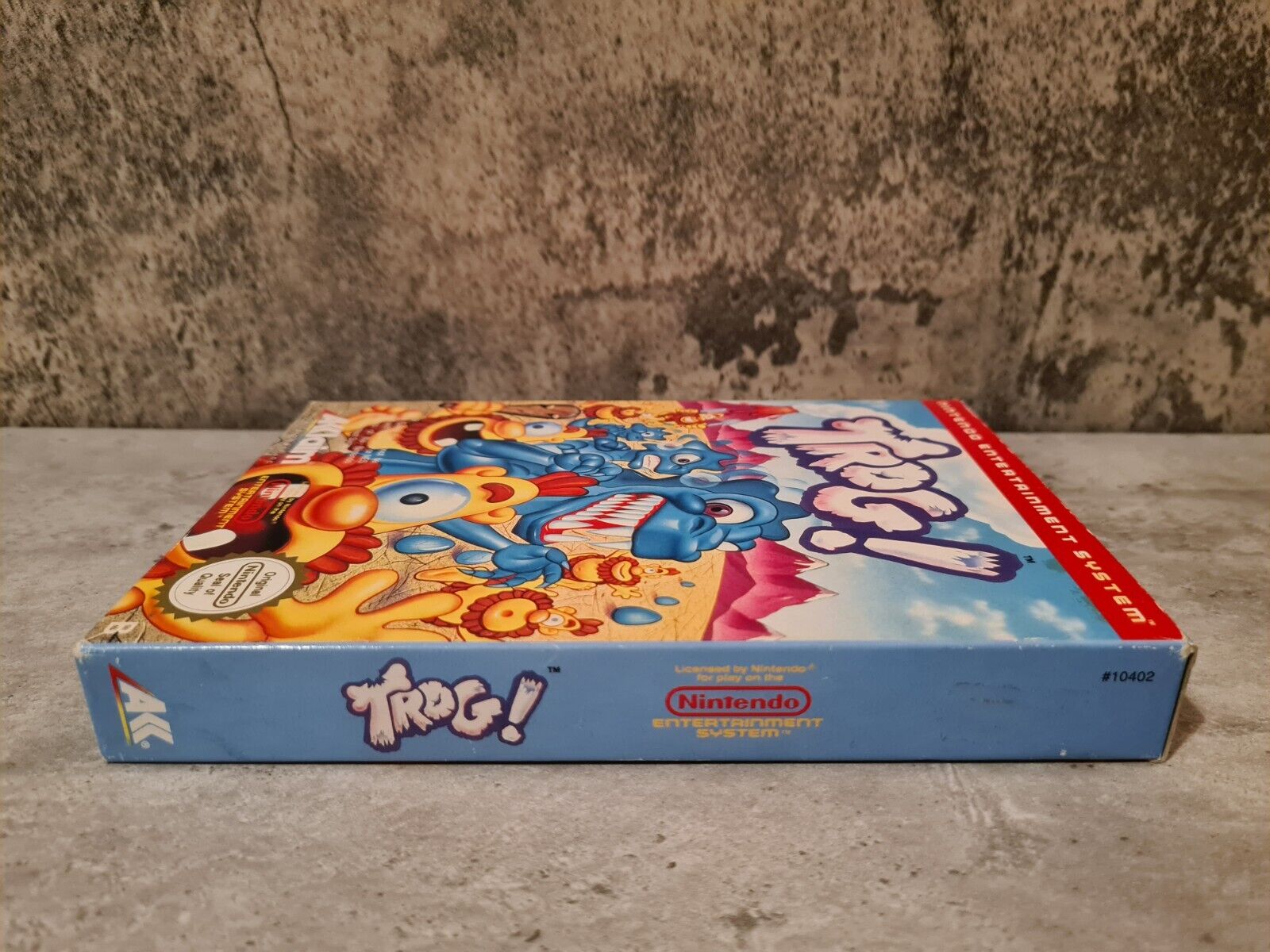 NES Trog! mit OVP und Anleitung FRG - T-Retro-Games 