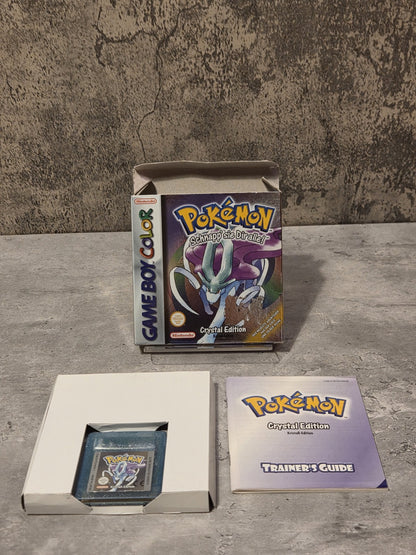 Nintendo Game Boy Color Pokemon Kristall Edition mit OVP und Anleitung NOE
