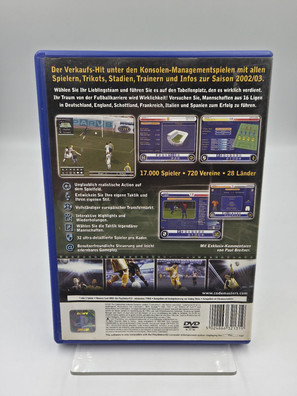 PS2 Playstation 2 BDFL Manager 2003  mit OVP Deutsch