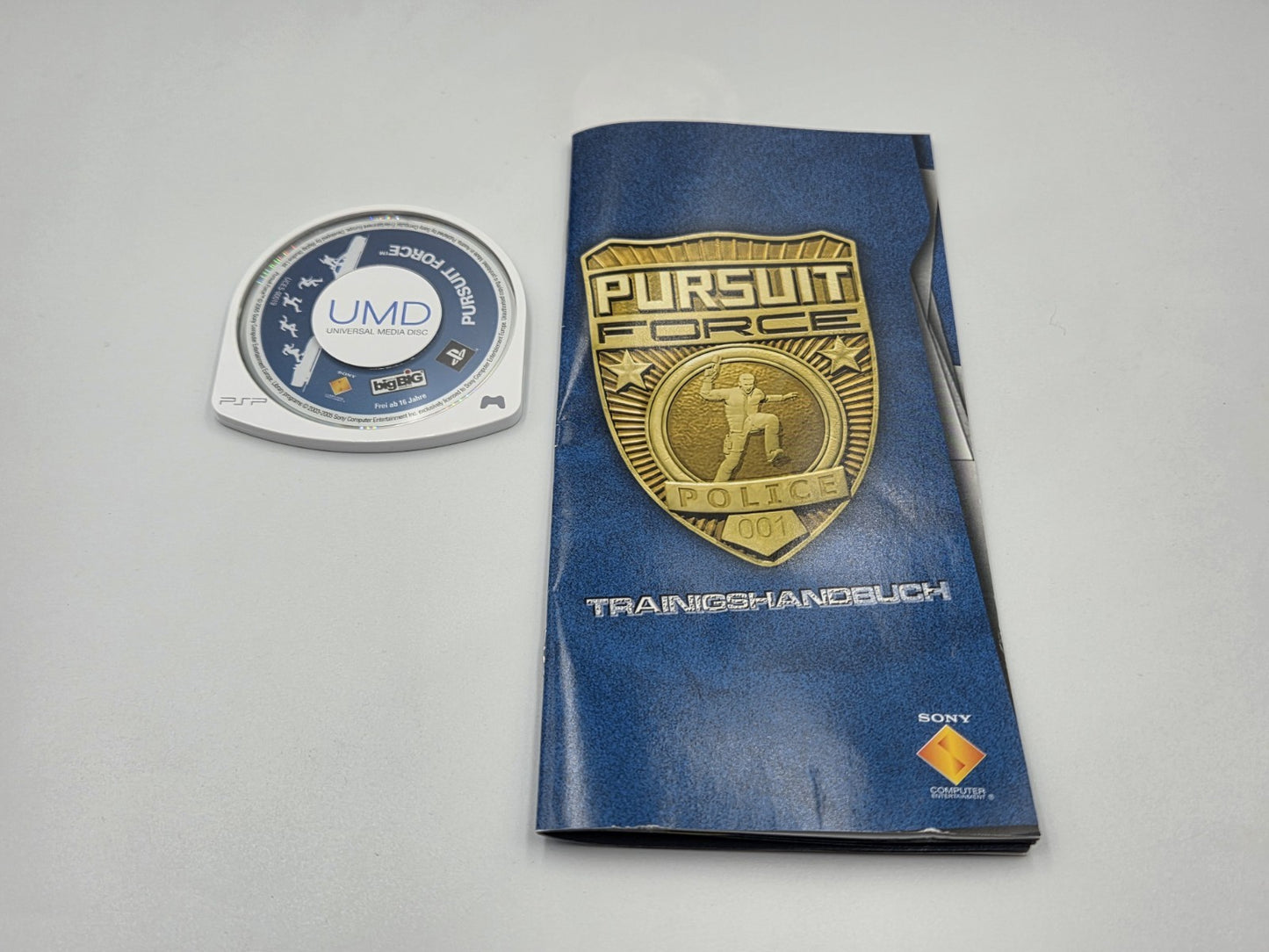 Sony PSP Spiel Pursuit Force mit OVP und Anleitung Deutsch