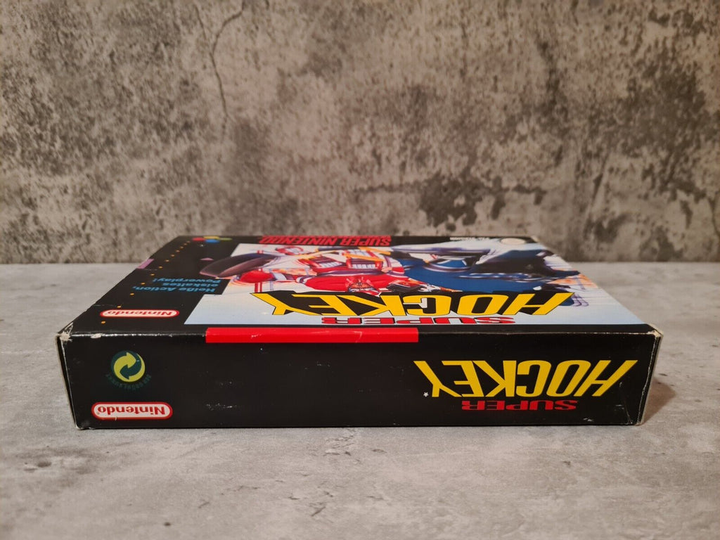 SNES Super Nintendo Super Hockey mit OVP und Anleitung NOE - T-Retro-Games 