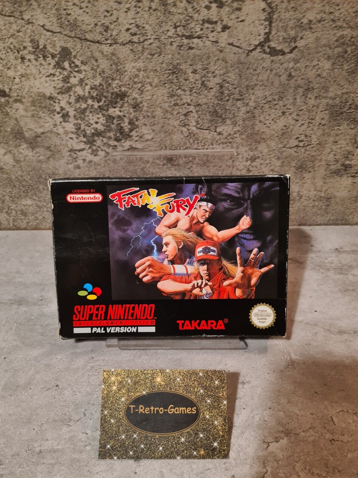 SNES Super Nintendo Fatal Fury mit OVP und Anleitung NOE - T-Retro-Games 