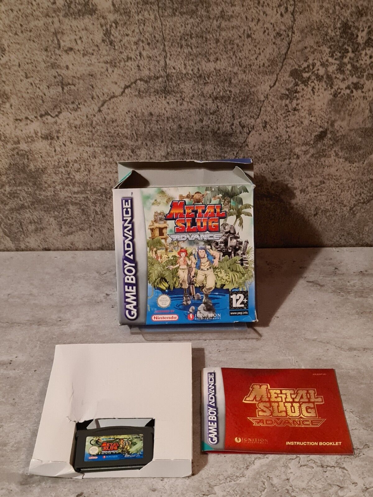 Nintendo Game Boy Advance Metal Slug Advance mit OVP und Anleitung UKV - T-Retro-Games 