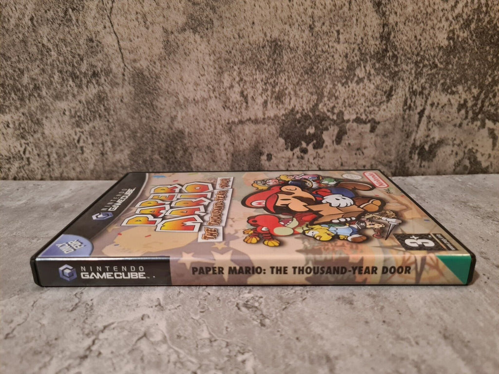 Nintendo GameCube Paper Mario The Thousand-Year Door mit OVP und Anleitung UKV - T-Retro-Games 