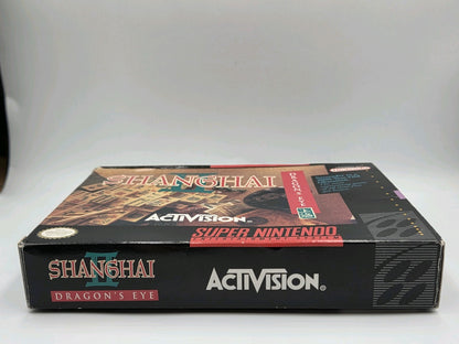 SNES Super Nintendo Shanghai II Dragon's Eye mit OVP und Anleitung NTSC USA