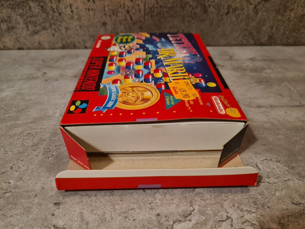 SNES Super Nintendo Tetris & Dr. Mario mit OVP und Anleitung NOE - T-Retro-Games 