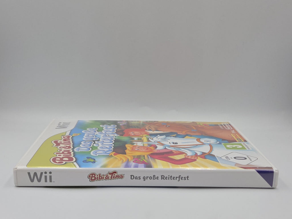 Nintendo Wii Spiel Bibi & Tina Das große Reiterfest mit OVP und Anleitung GER