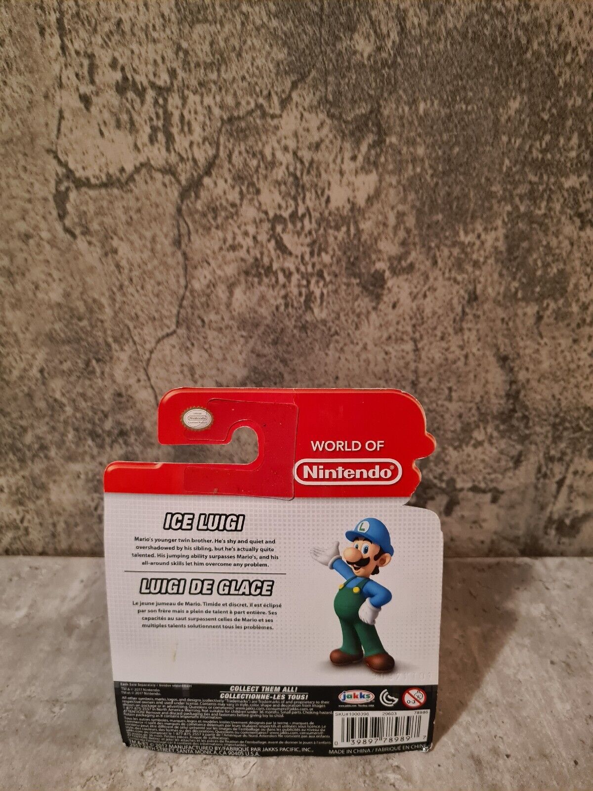 World of Nintendo Collectible Figur Ice Luigi with Ice Flower New Sealed - T-Retro-Games 