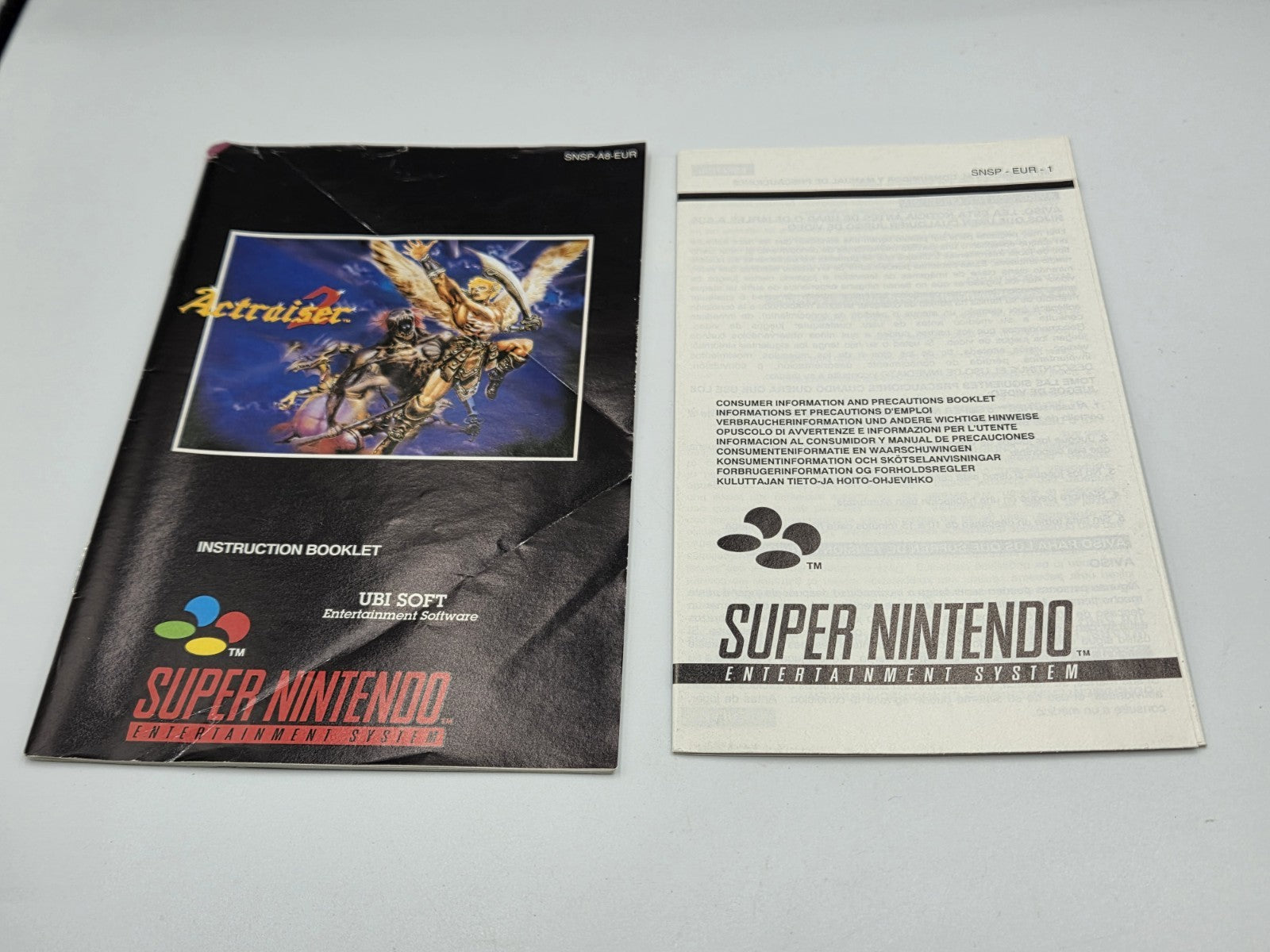 SNES Super Nintendo ActRaiser 2 mit OVP und Anleitung + Poster EUR