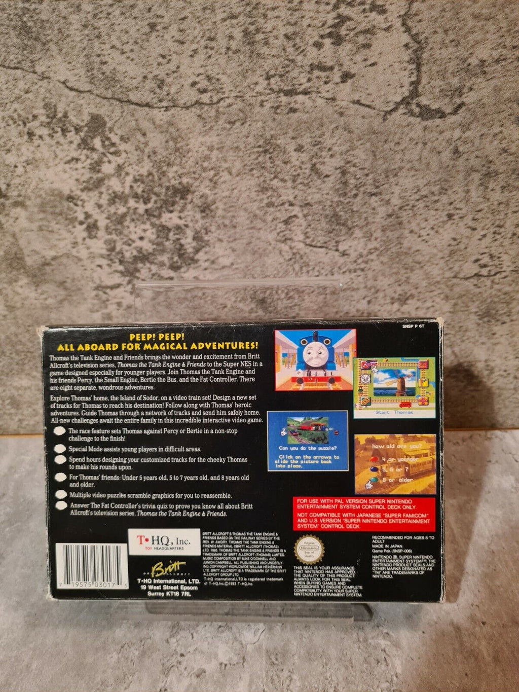 SNES Super Nintendo Thomas The Tank Engine & Friends mit OVP und Anleitung UKV - T-Retro-Games 