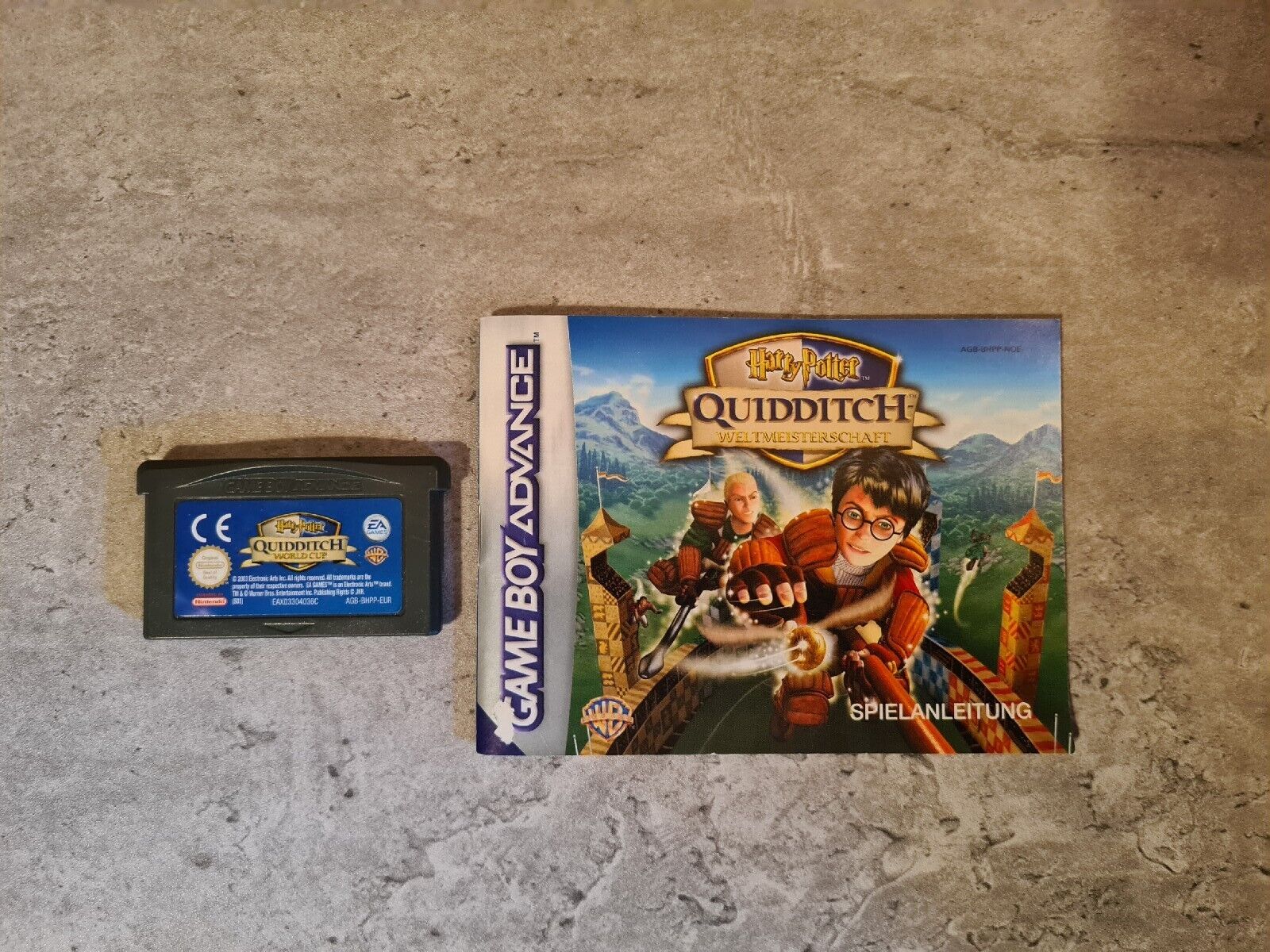 Gameboy Advance Harry Potter Quidditch Weltmeisterschaft + OVP und Anleitung NOE - T-Retro-Games 