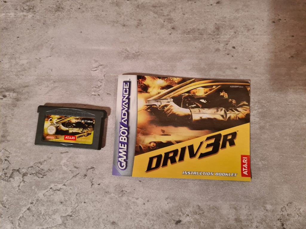 Nintendo Gameboy Advance Driv3r mit OVP und Anleitung EUR - T-Retro-Games 