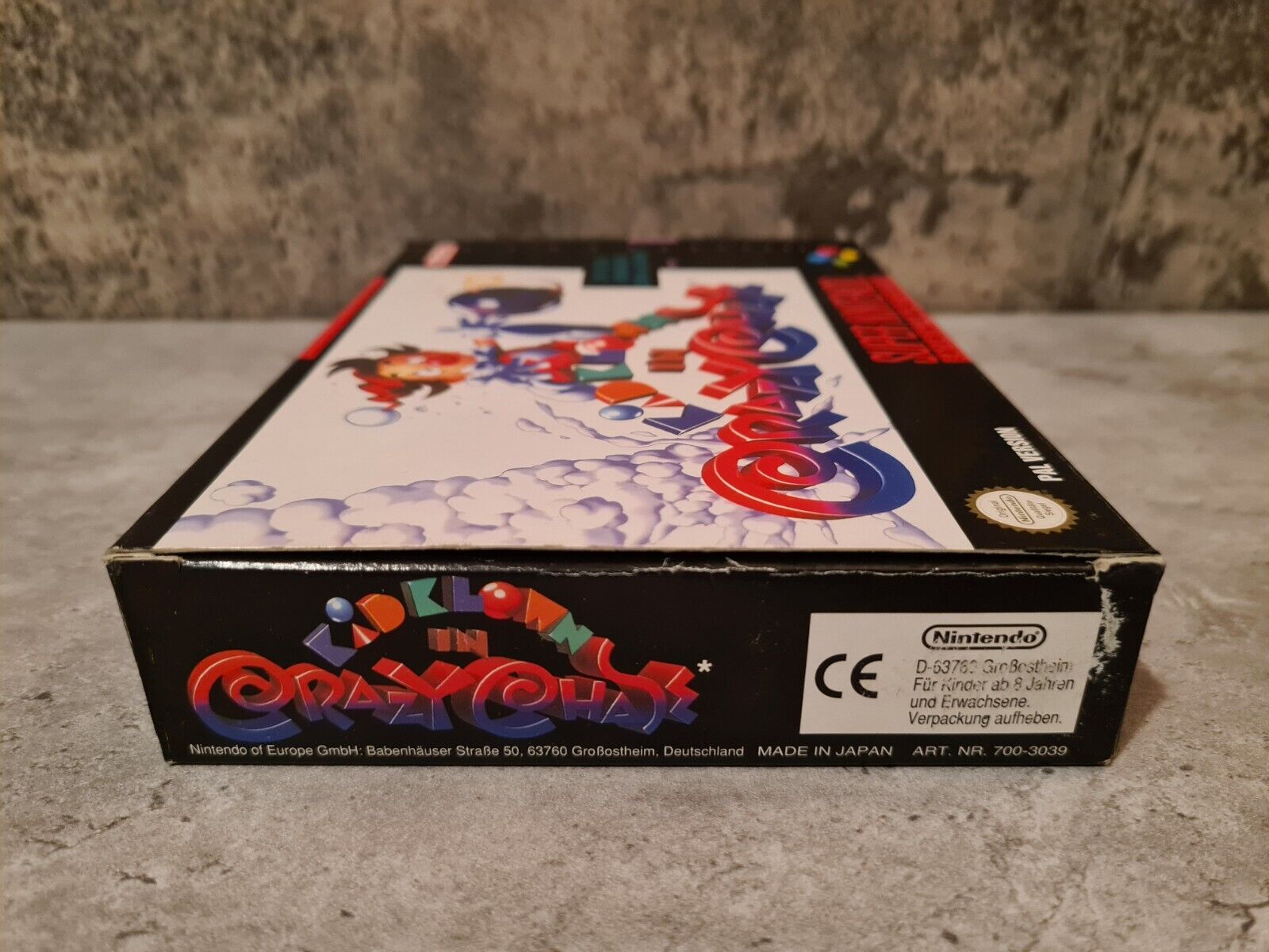 SNES Super Nintendo Kid Klown in Crazy Chase mit OVP und Anleitung NOE - T-Retro-Games 