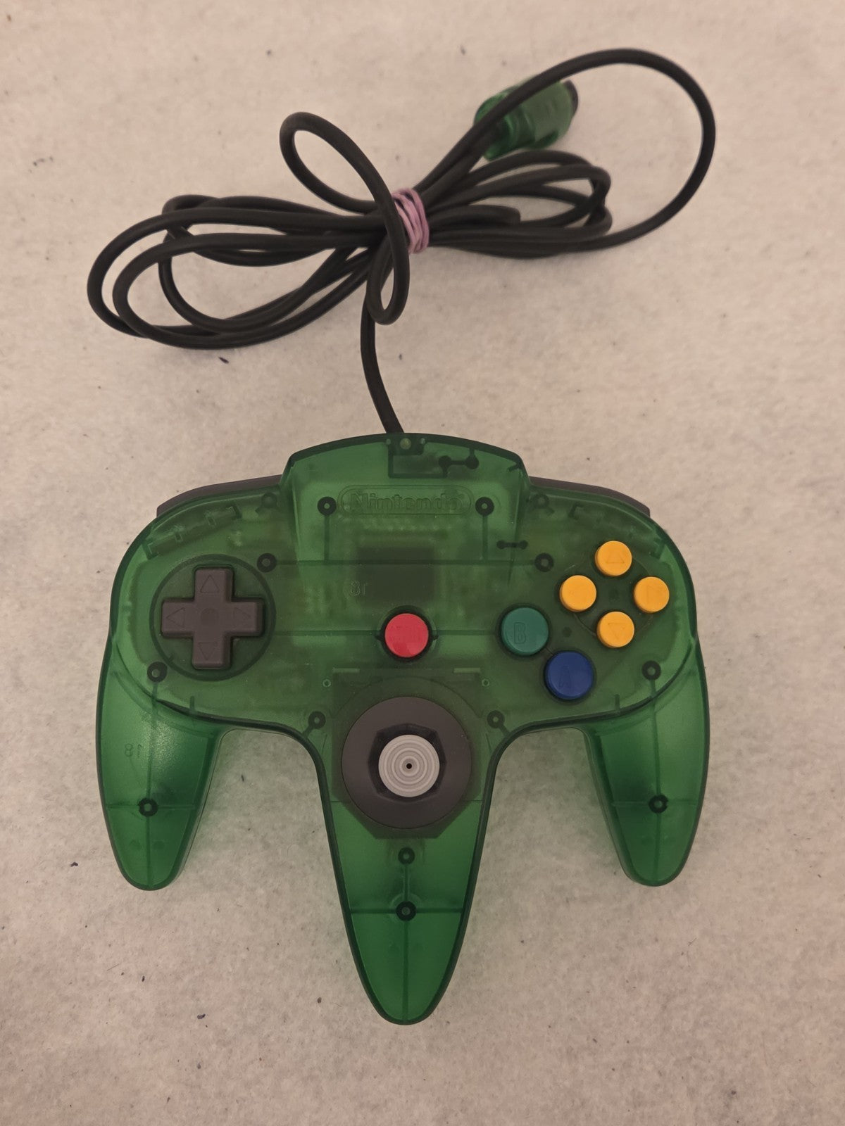 Nintendo 64 N64 Konsole Clear Green  Jungle Green  + Controller + Kabel USA