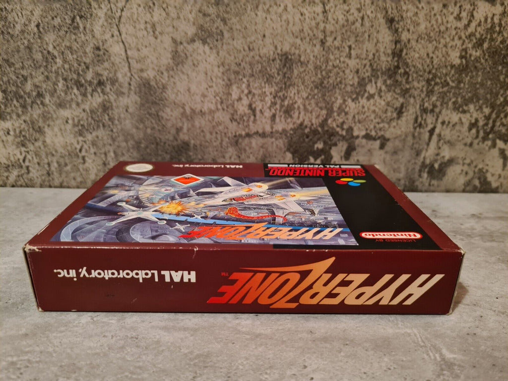 SNES Super Nintendo HyperZone mit OVP und Anleitung NOE - T-Retro-Games 