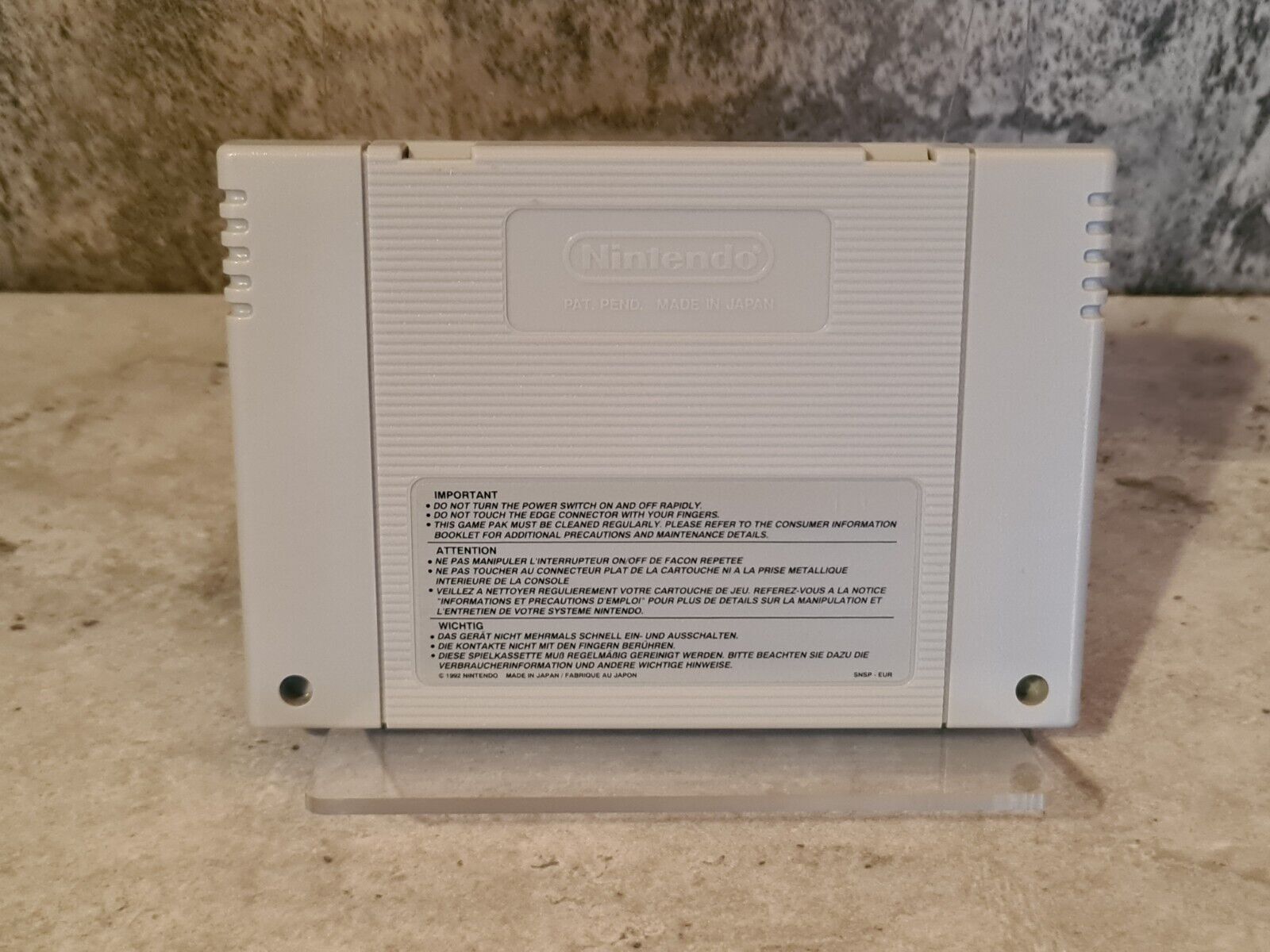 SNES Super Nintendo Tetris & Dr. Mario EUR Modul - T-Retro-Games 