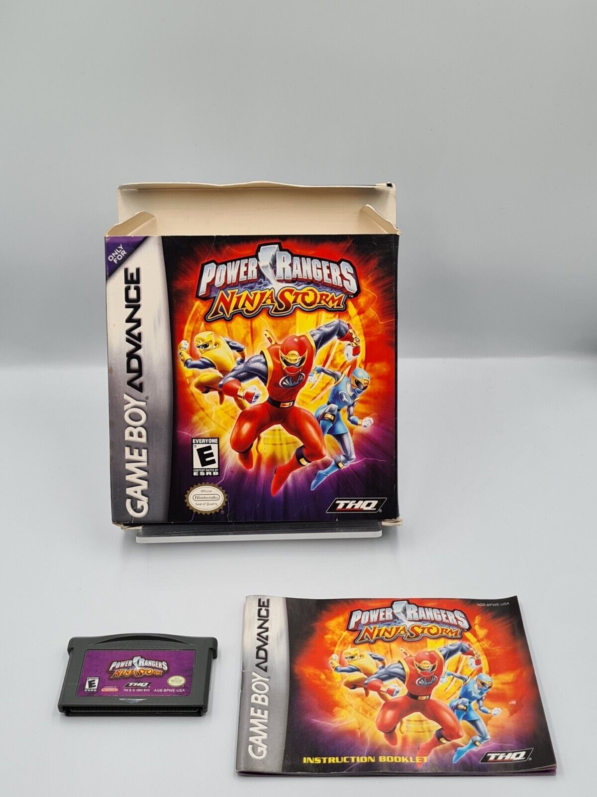Nintendo Game Boy Advance Power Rangers Ninja Storm mit OVP und Anleitung USA - T-Retro-Games 