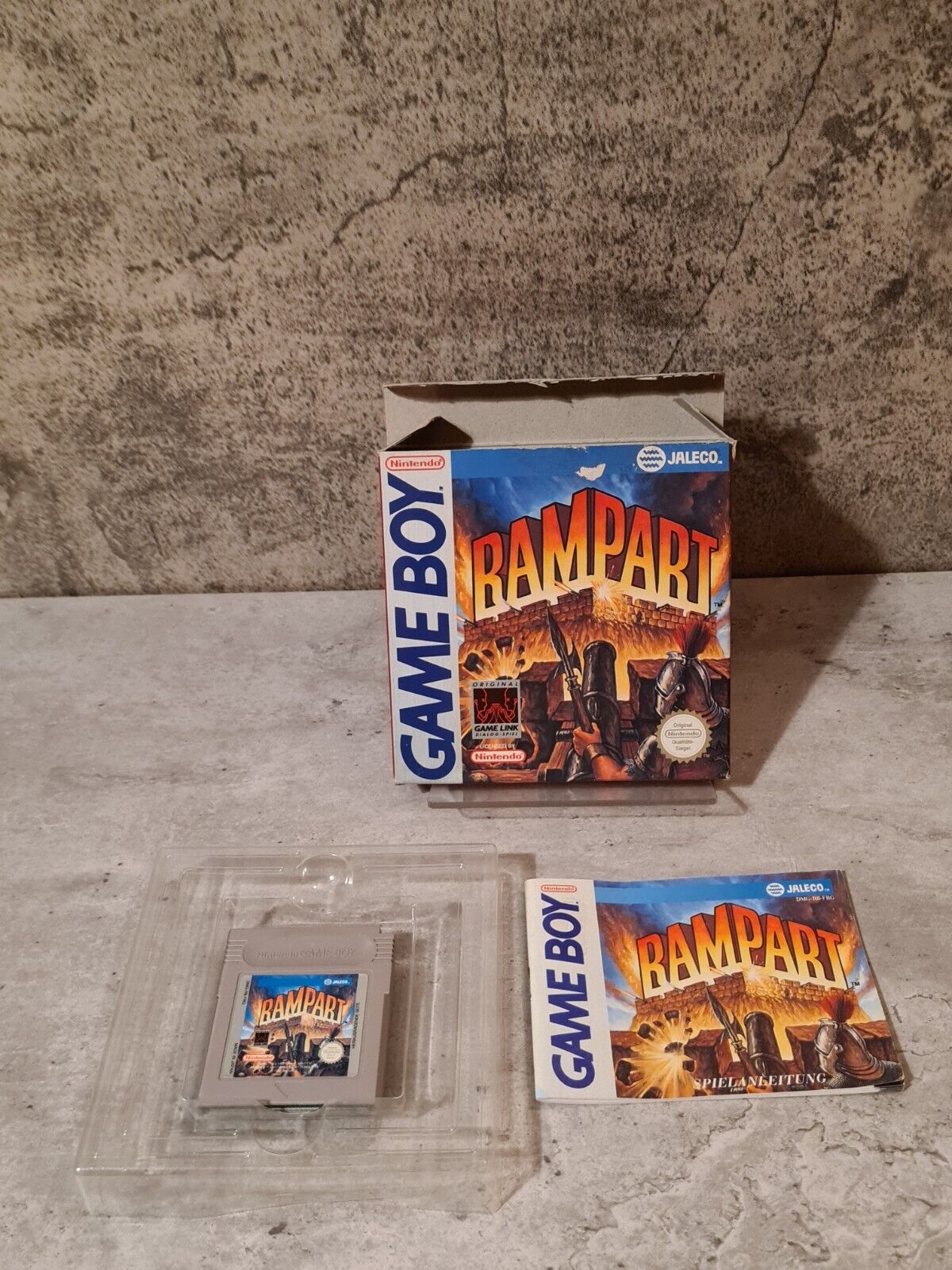 Nintendo Game Boy Classic Spiel Rampart mit OVP und Anleitung NOE/FRG - T-Retro-Games 