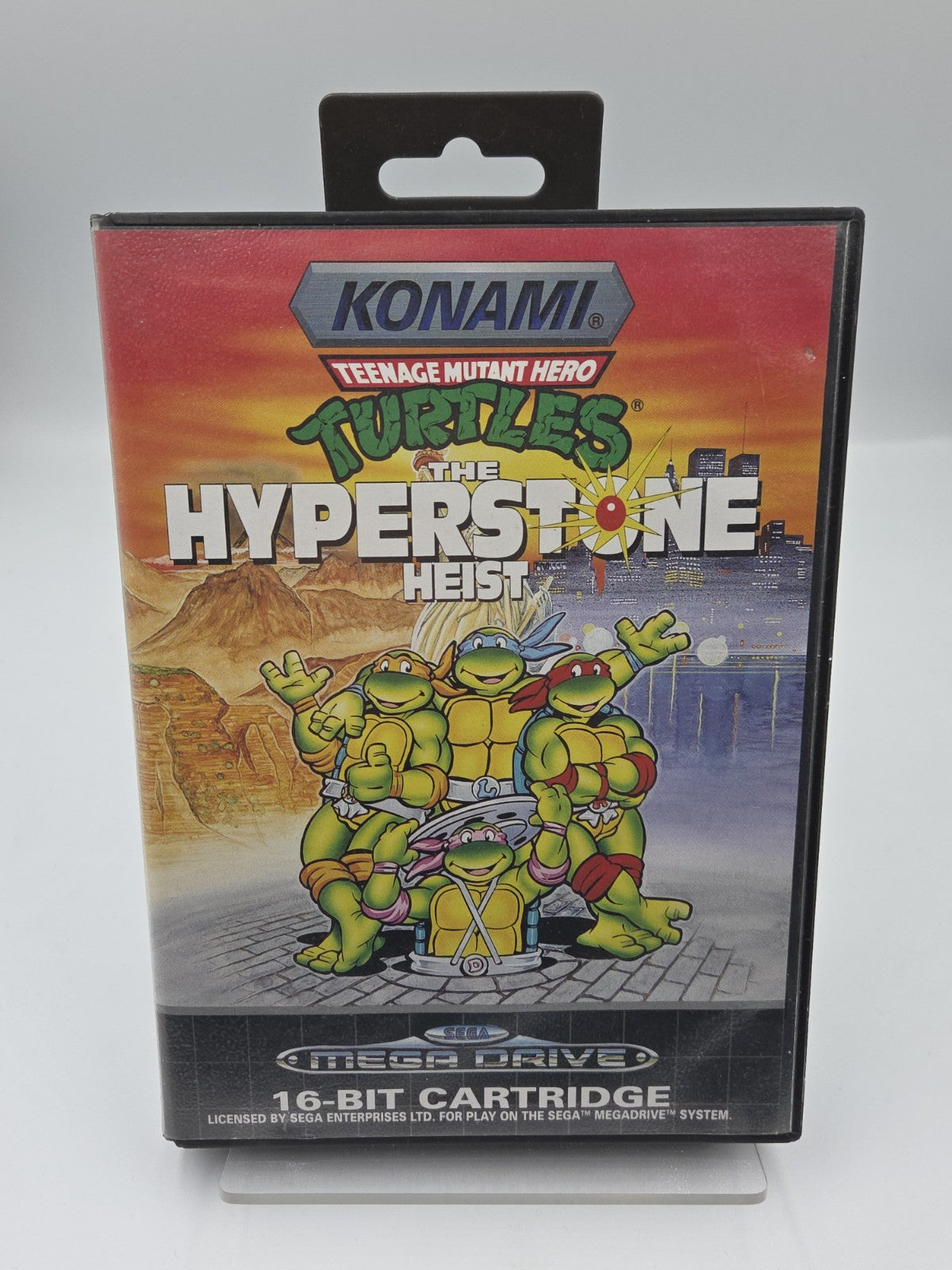 Sega Mega Drive Turtles The Hyperstone Heist mit OVP + Anleitung Multi Language 