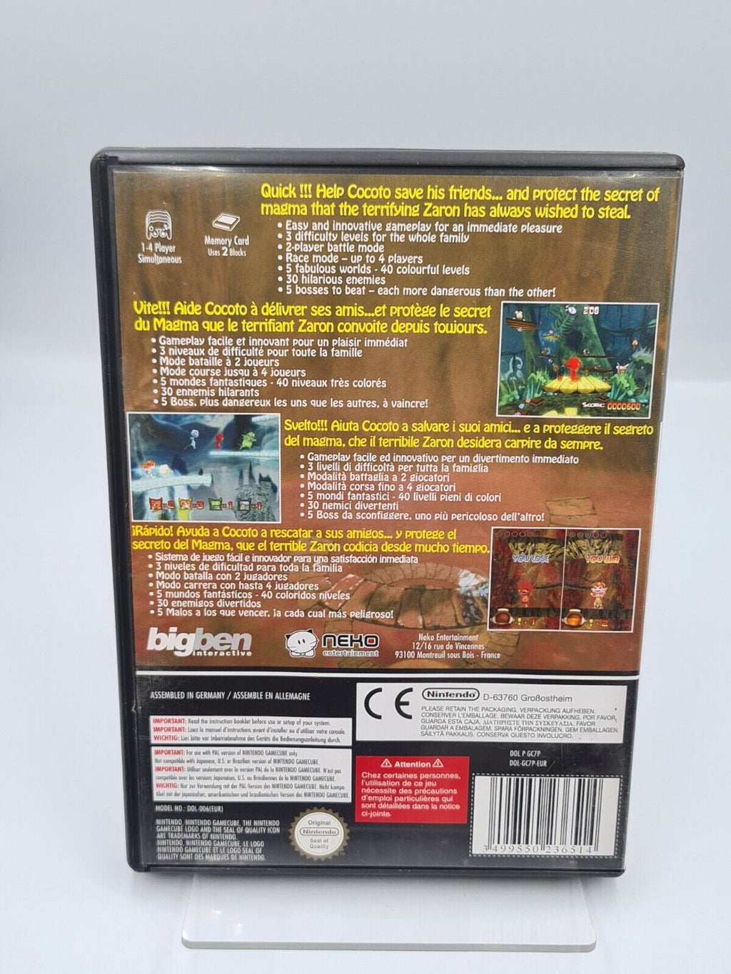 Nintendo GameCube Cocoto Platform Jumper mit OVP EUR - T-Retro-Games 