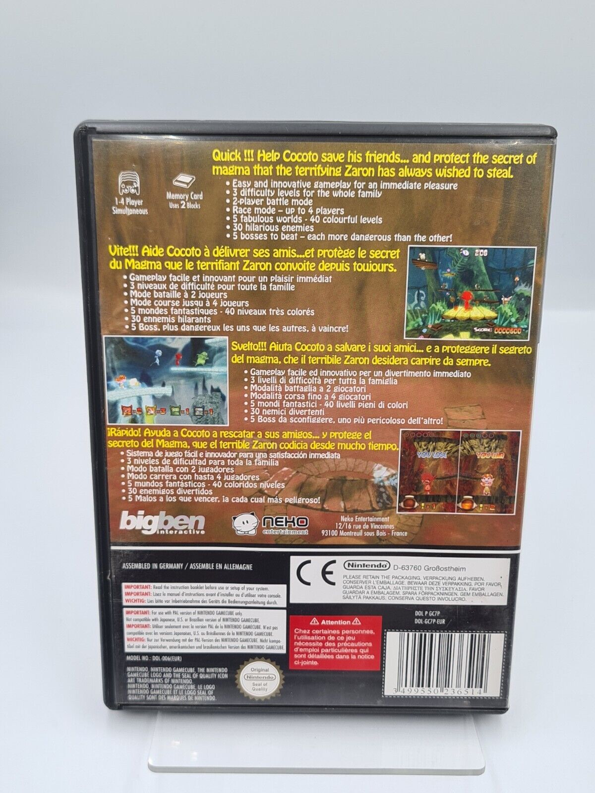 Nintendo GameCube Cocoto Platform Jumper mit OVP EUR - T-Retro-Games 