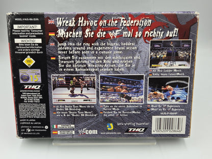 N64 Nintendo 64 WWF No Mercy mit OVP und Anleitung EUR
