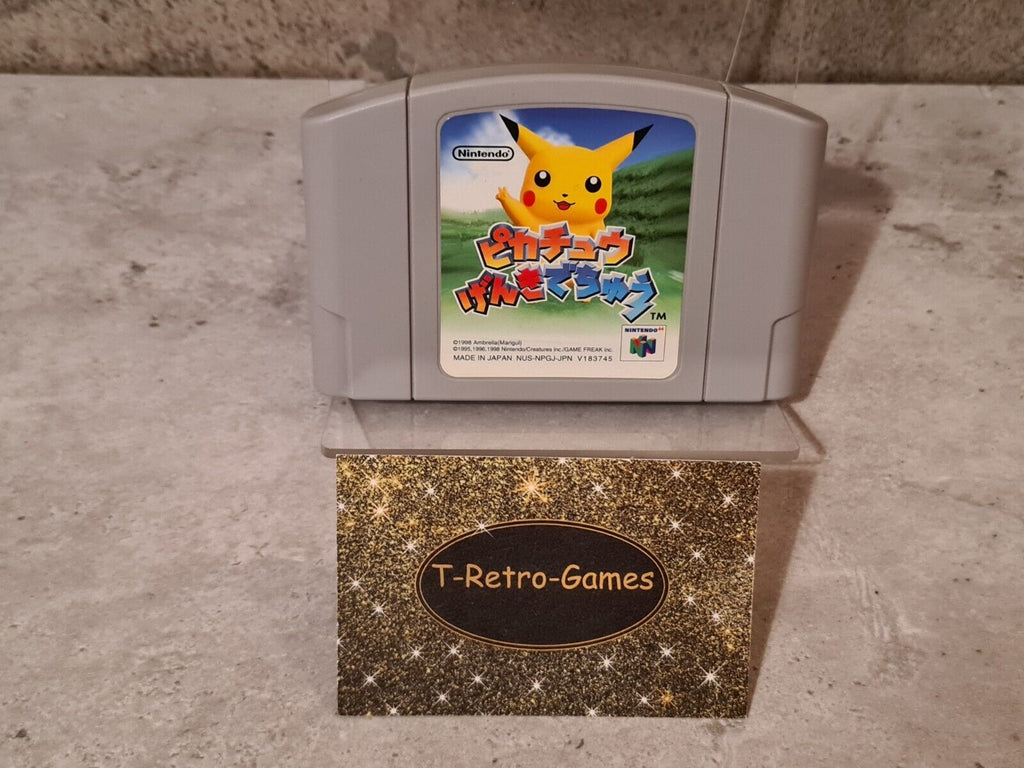 N64 Nintendo 64 NTSC-J Pikachu Genki Dechu Japan Modul - T-Retro-Games 