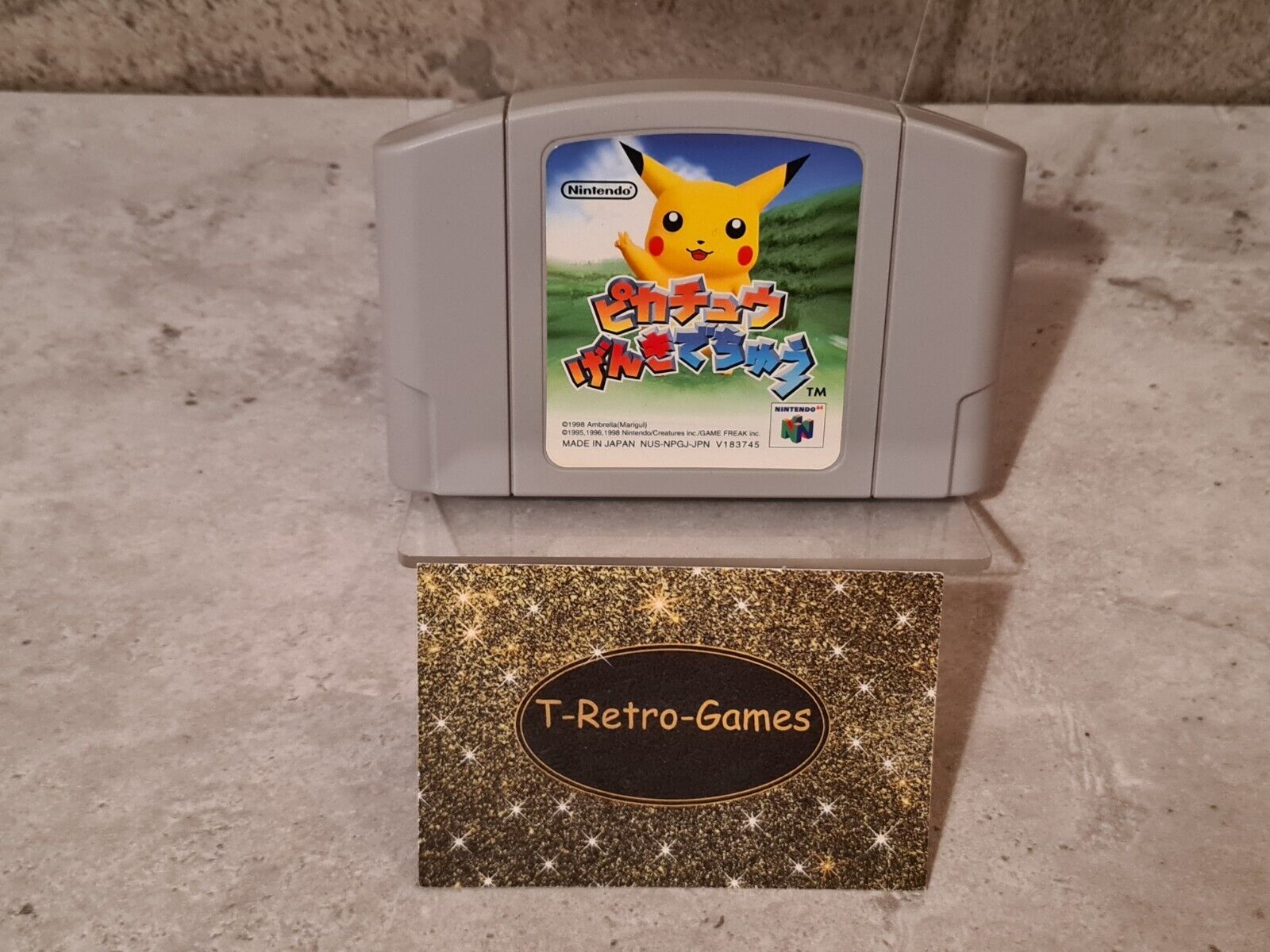 N64 Nintendo 64 NTSC-J Pikachu Genki Dechu Japan Modul - T-Retro-Games 