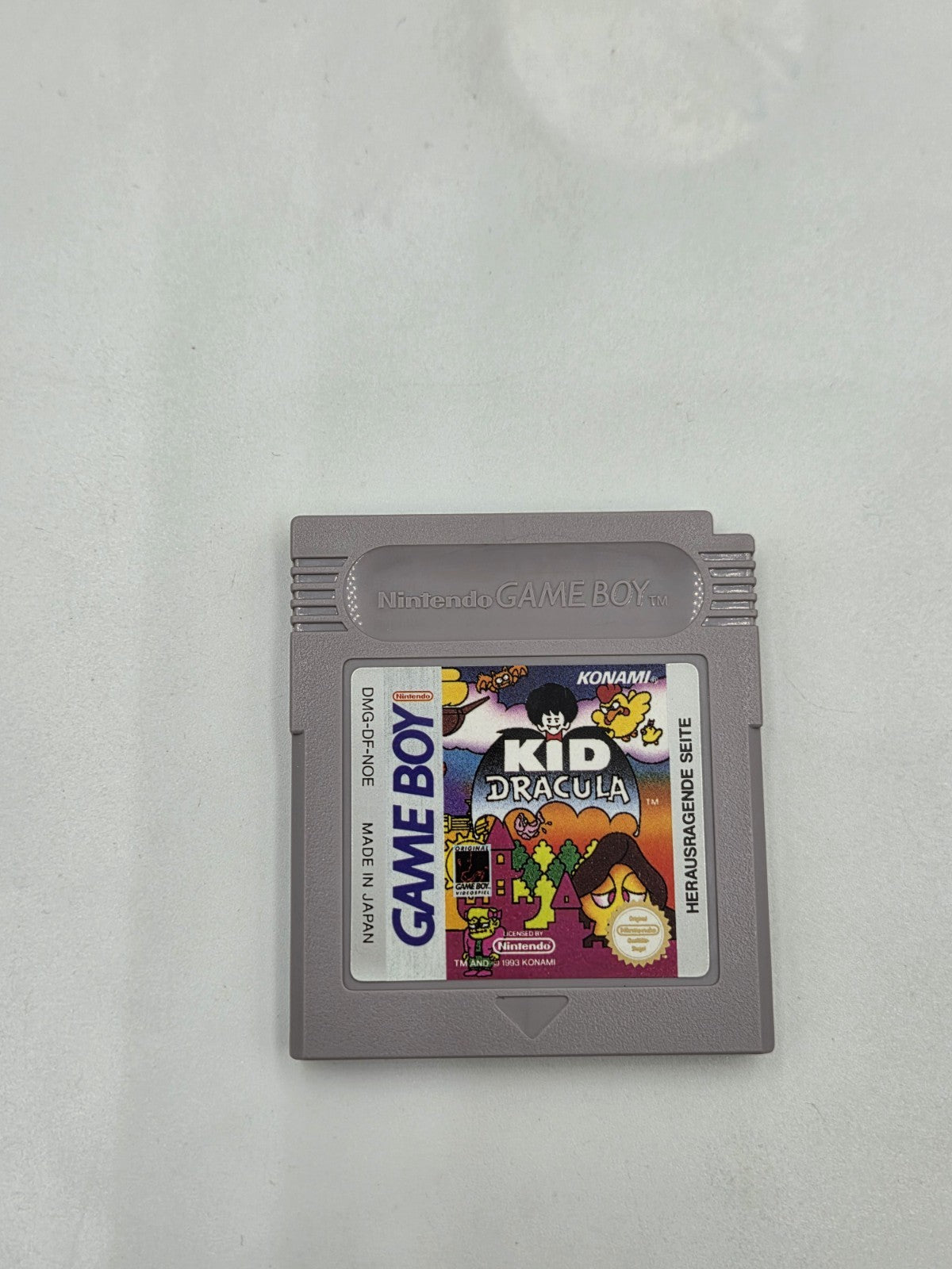 Nintendo Game Boy Classic Spiel Kid Dracula mit OVP und Anleitung NOE