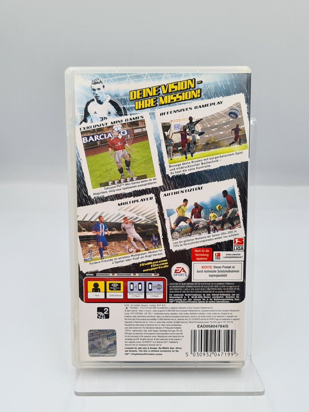 Sony PSP Spiel Fifa 06 mit OVP und Anleitung Deutsch - T-Retro-Games 