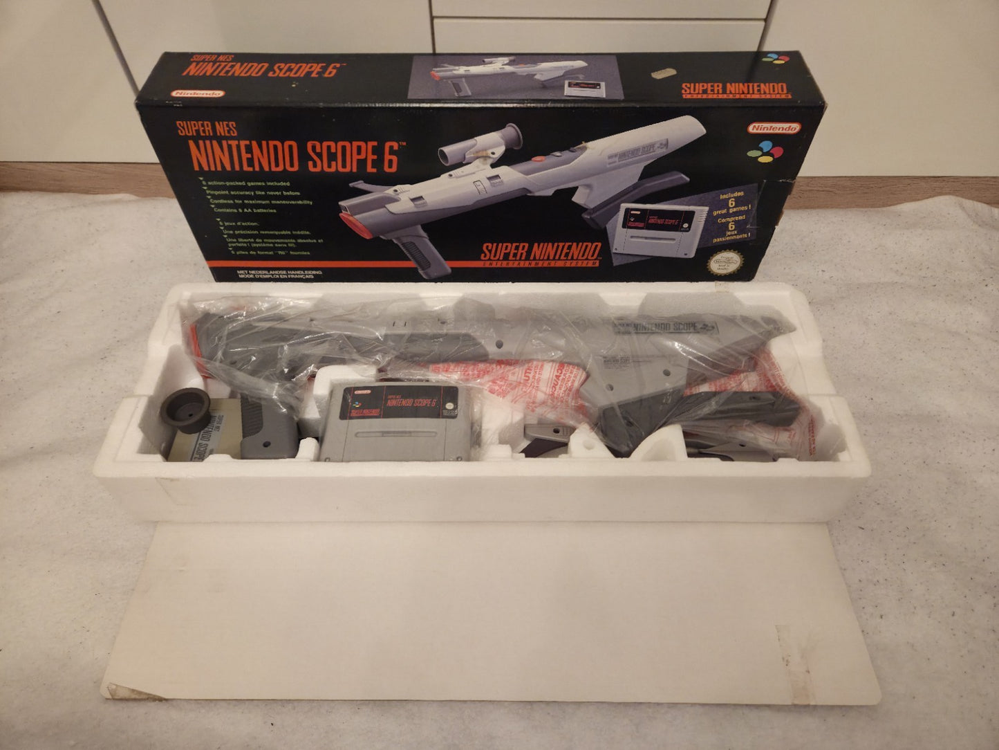 SNES Super NES Nintendo Scope 6 FAH OVP