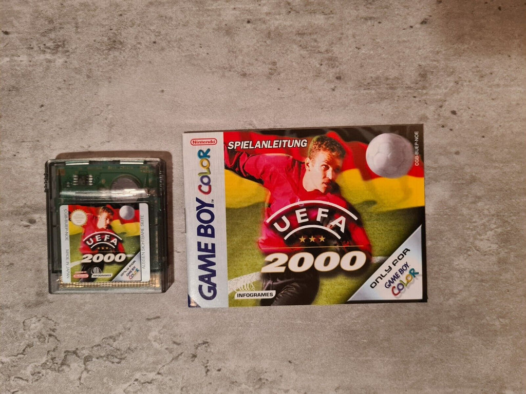 Nintendo Game Boy Color Uefa 2000 mit OVP und Anleitung NOE - T-Retro-Games 