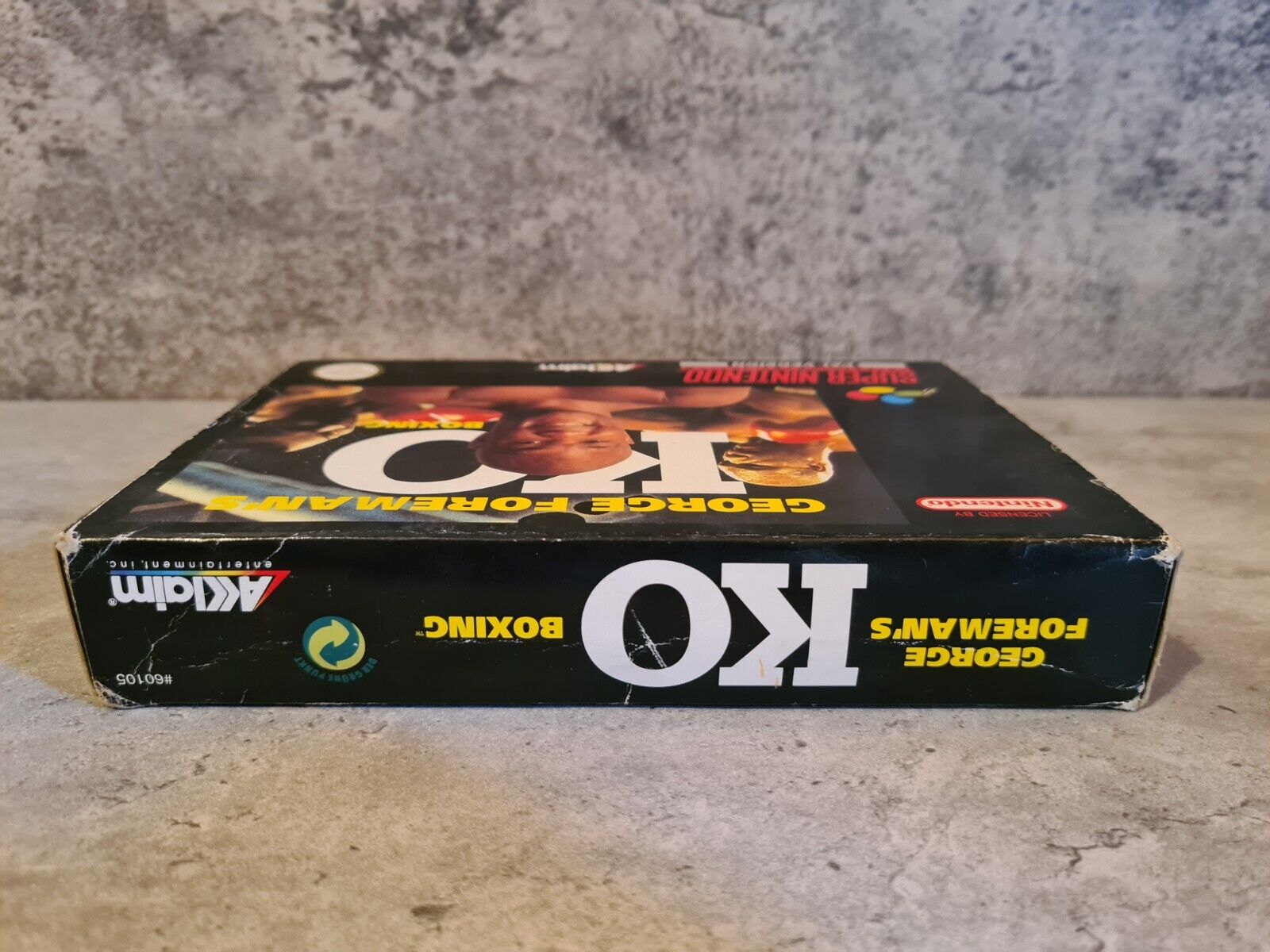 SNES Super Nintendo George Foreman's KO Boxing mit OVP und Anleitung NOE - T-Retro-Games 