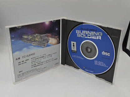 3DO Spiel Burning Soldier mit OVP und Anleitung Japan