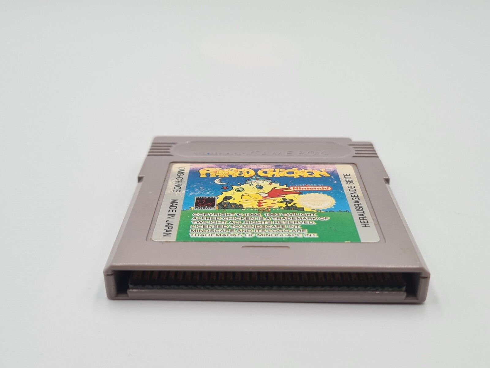 Nintendo Game Boy Classic Spiel Alfred Chicken Modul NOE - T-Retro-Games 