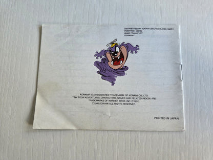 Game Boy Classic Tiny Toon Adventures Bab's Big Break Spielanleitung NOE