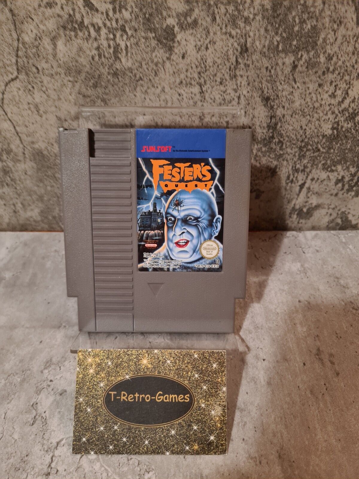 Nintendo NES Spiel Fester's Quest Modul EEC - T-Retro-Games 