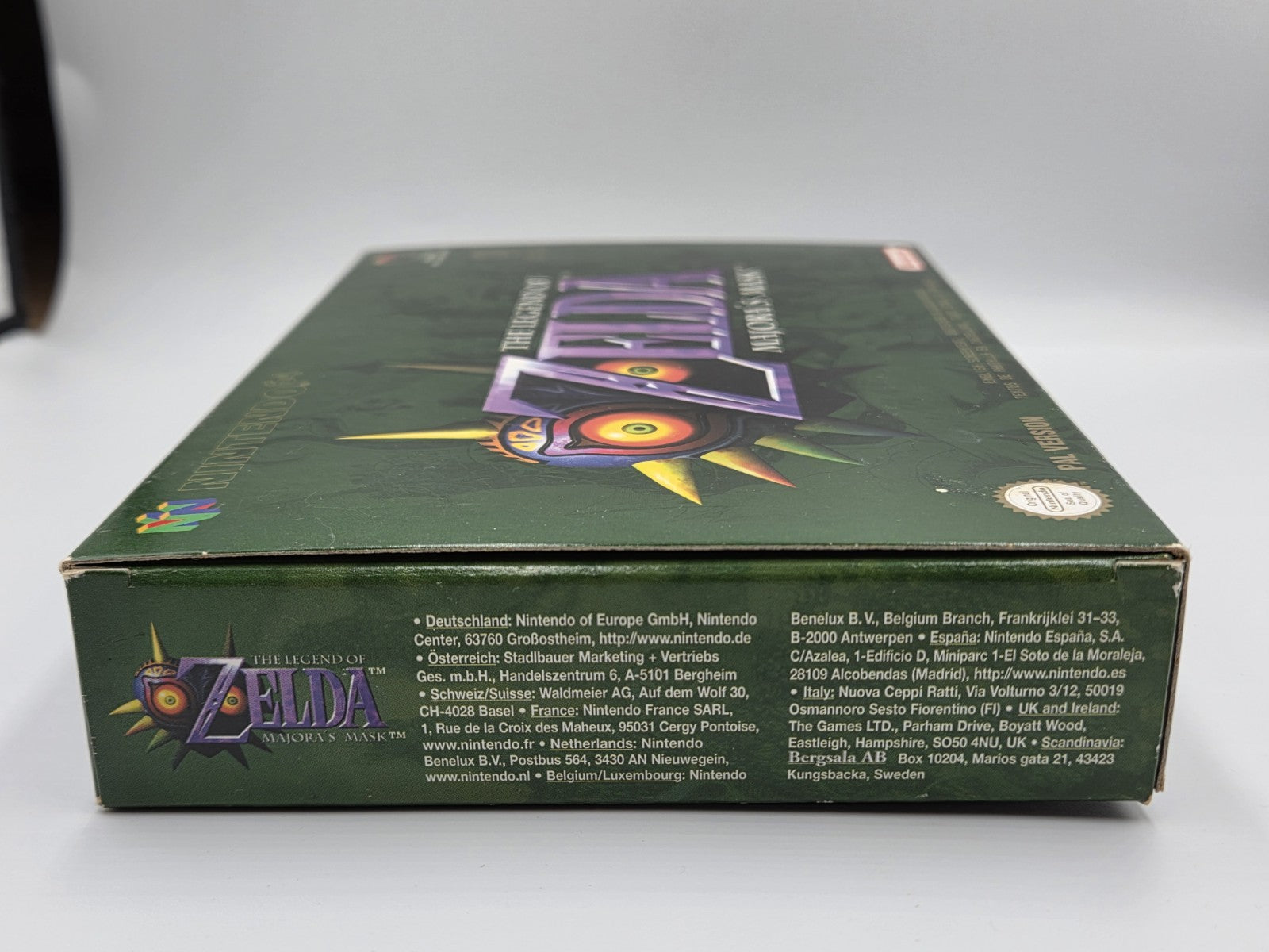 N64 Nintendo 64 The Legend of Zelda Majora's Mask mit OVP und Anleitung EUR