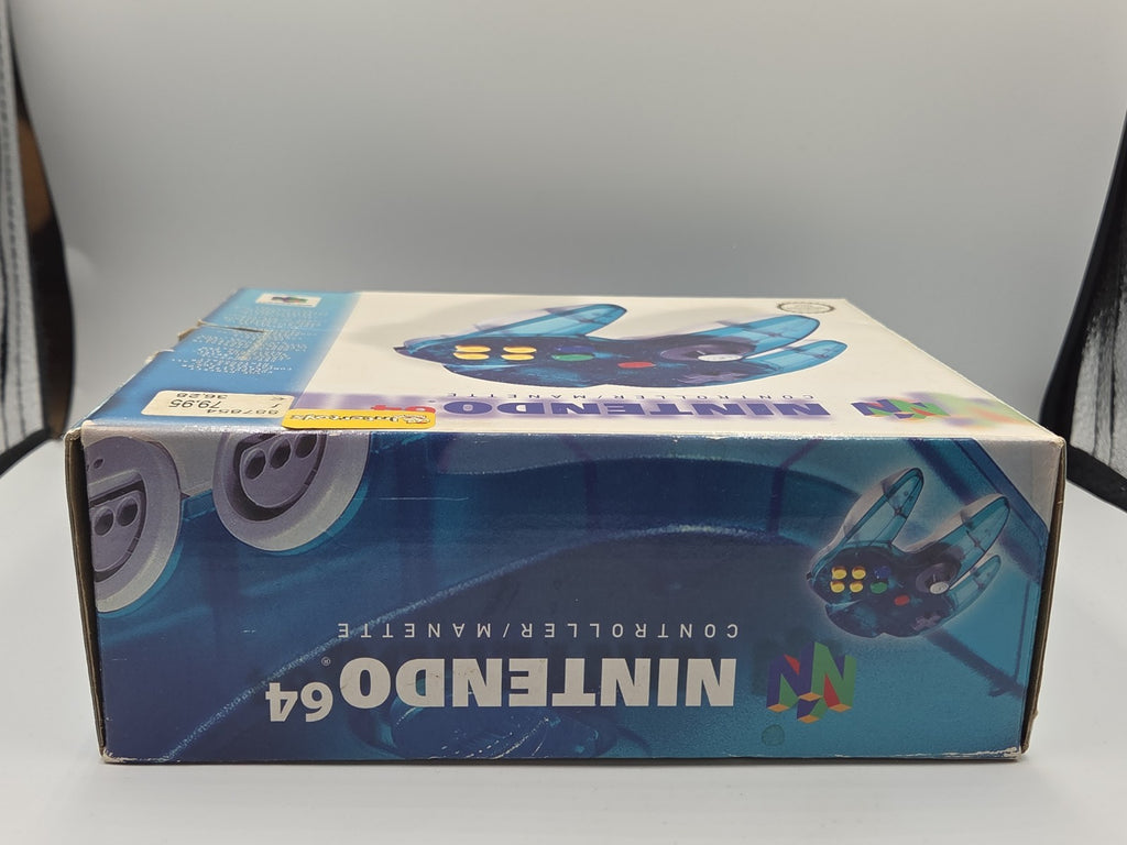 N64 Nintendo 64 Controller Clear Blue Joystick OVP EUR