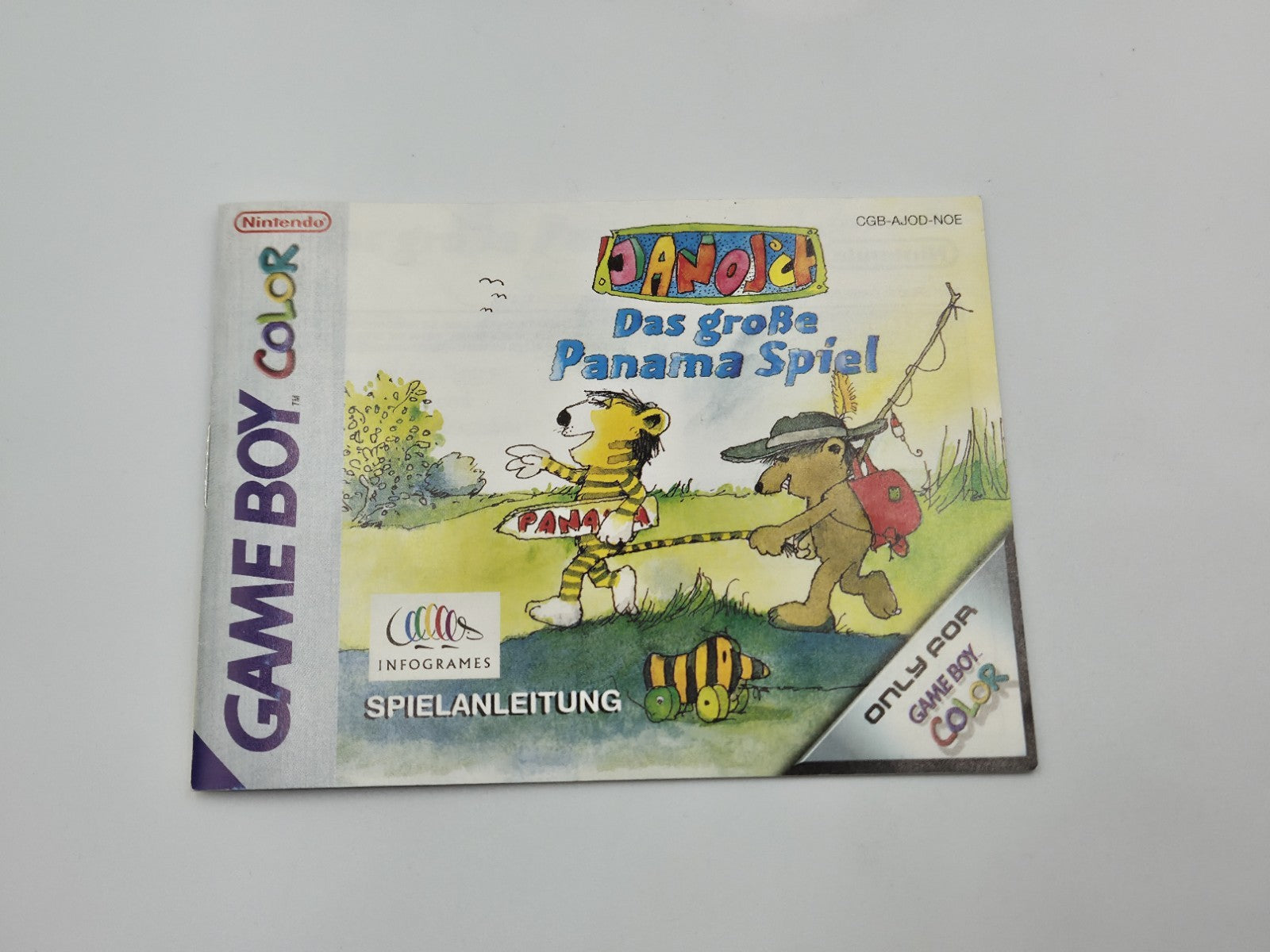 Nintendo Game Boy Color Janosch Das große Panama Spiel mit OVP und Anleitung NOE