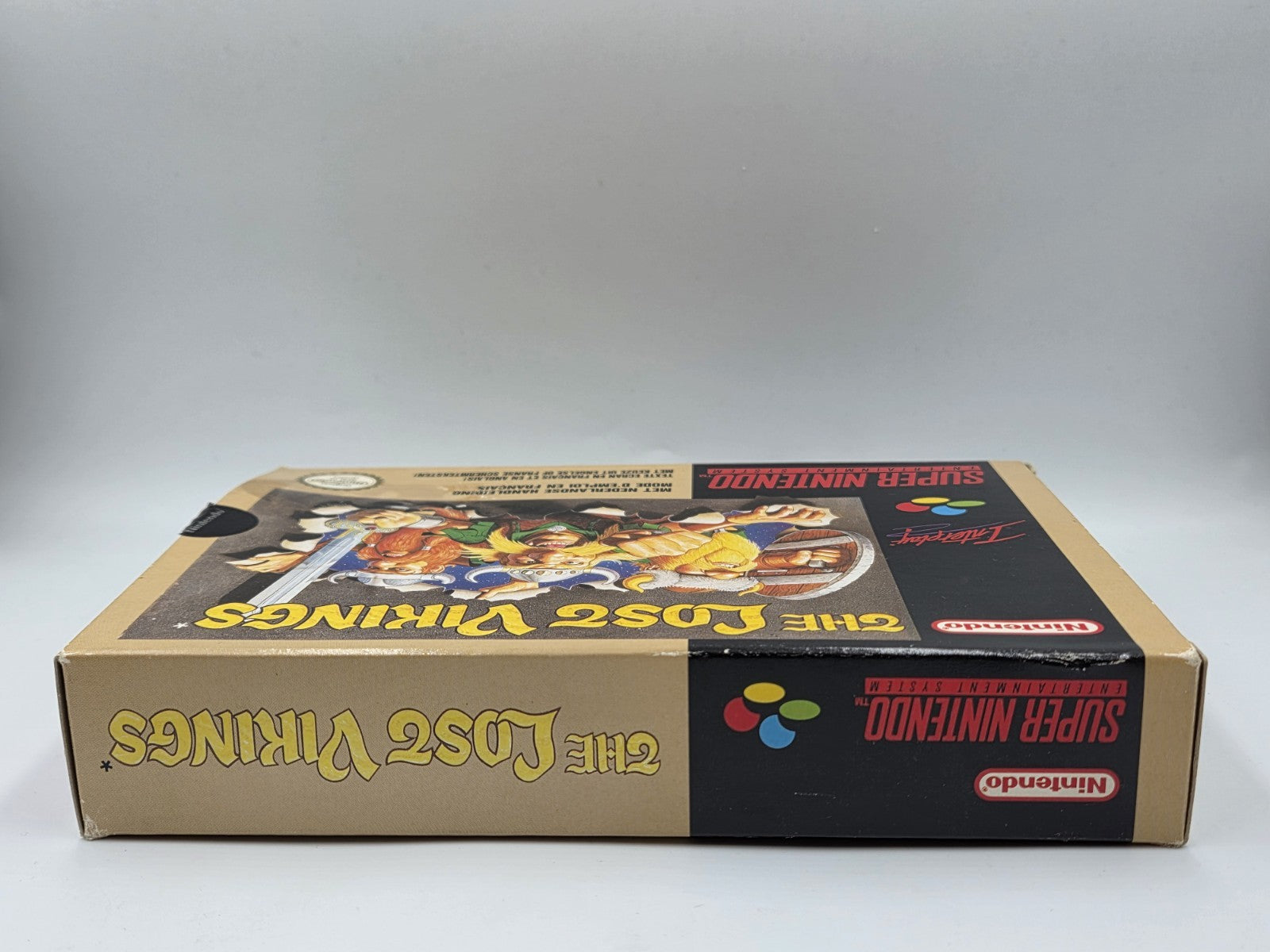 SNES Super Nintendo The Lost Vikings mit OVP und Anleitung FAH/SFRA