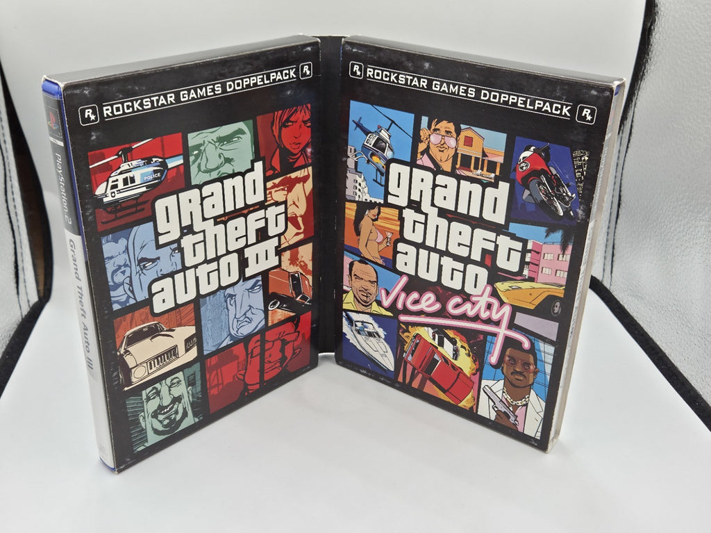 PS2 Playstation 2 Spiel Grand Theft Auto Doppelpack mit OVP Deutsch