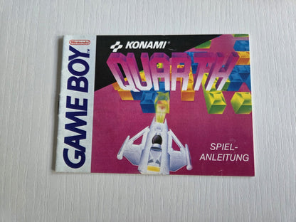 Game Boy Classic Quarth Spielanleitung Instruction Booklet NOE
