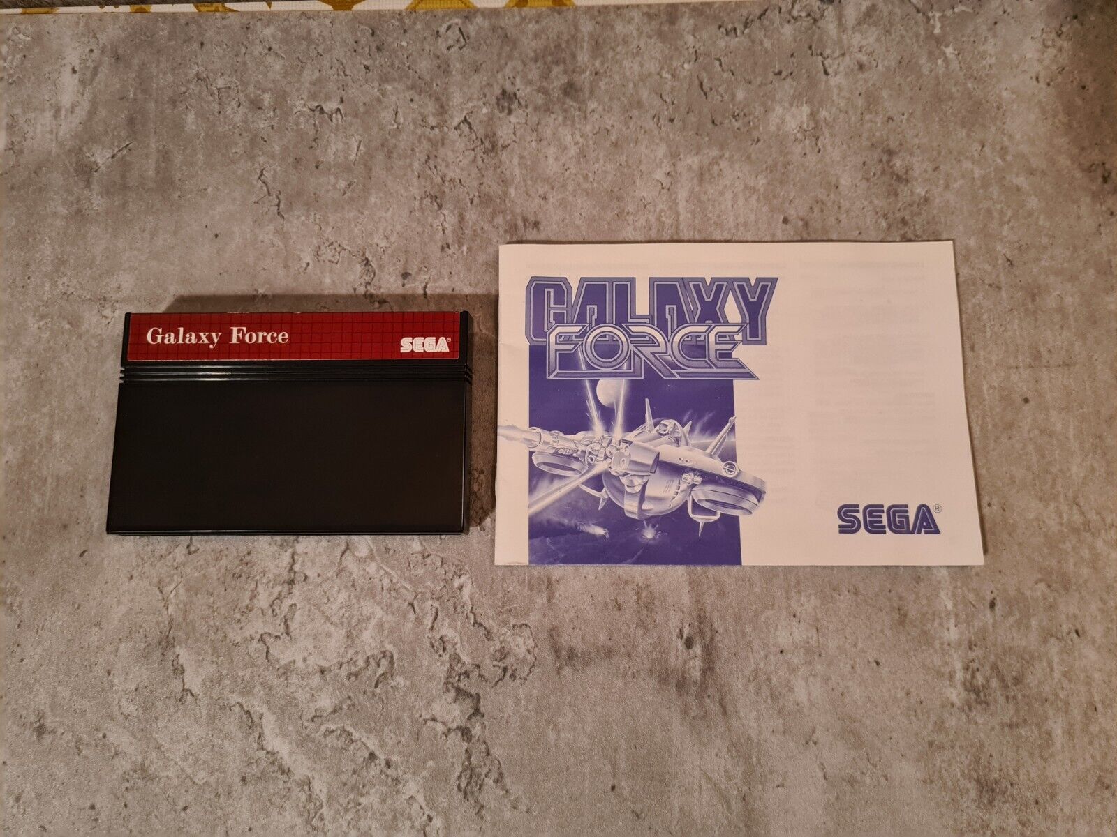 Sega Master System Galaxy Force mit OVP und Anleitung Multi Language - T-Retro-Games 