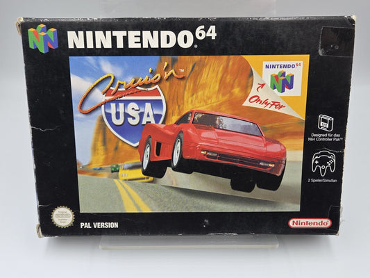 N64 Nintendo 64 Spiel Cruis'n USA mit OVP und Anleitung NOE