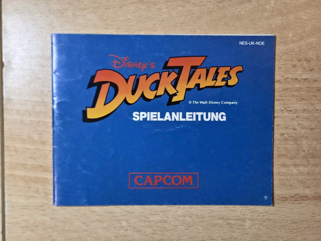 NES Disney's DuckTales Spielanleitung Instruction Booklet NOE