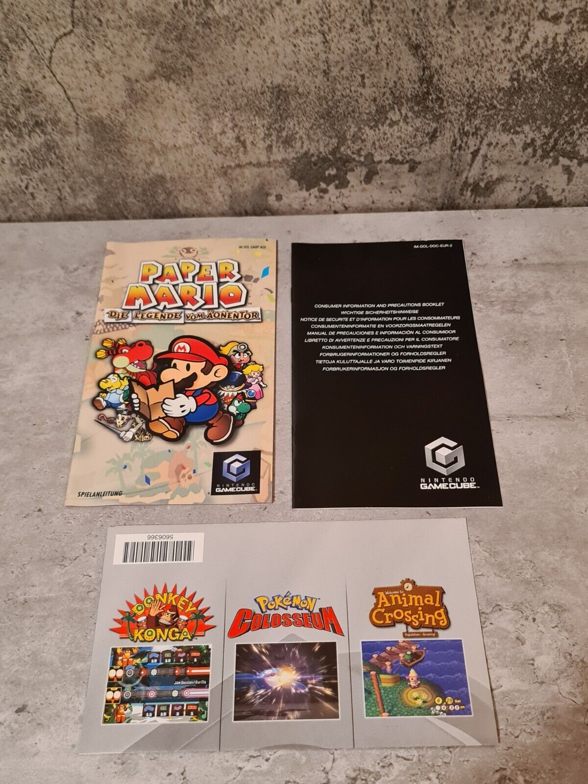 Nintendo GameCube Paper Mario Die Legende vom Äonentor mit OVP und Anleitung NOE - T-Retro-Games 