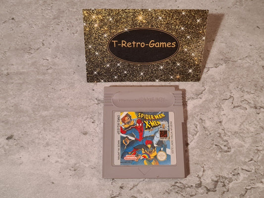 Nintendo Game Boy Classic Spiel Spider-Man X-Men Modul ESP - T-Retro-Games 